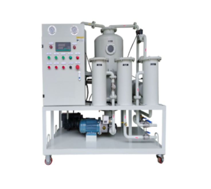 Hydraulic Oil Precision Filter Tester for ISO 4406 Contamination Level Analysis - Mild Steel Body 1000x740x1550 mm Industrial Grey | PLC Control Digital Touch Screen 1 Micron Filtration Real-Time Particle Counter Portable with Castor Wheels