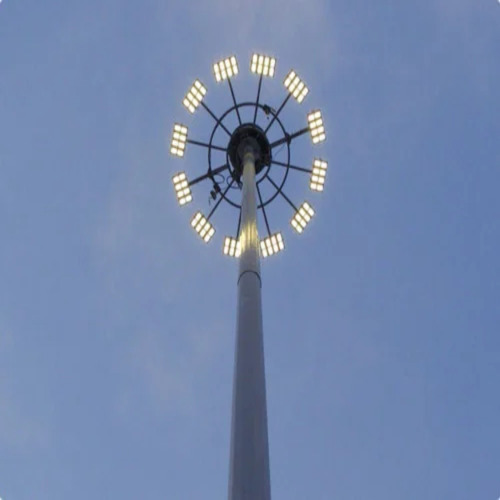 Round High Mast Lighting Pole