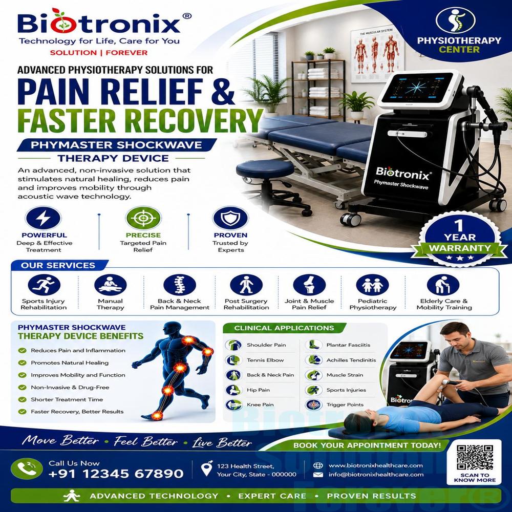 Clinical Premium Radial Shockwave Therapy System