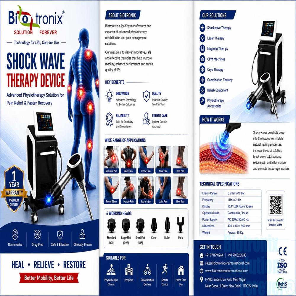 Clinical Premium Radial Shockwave Therapy System