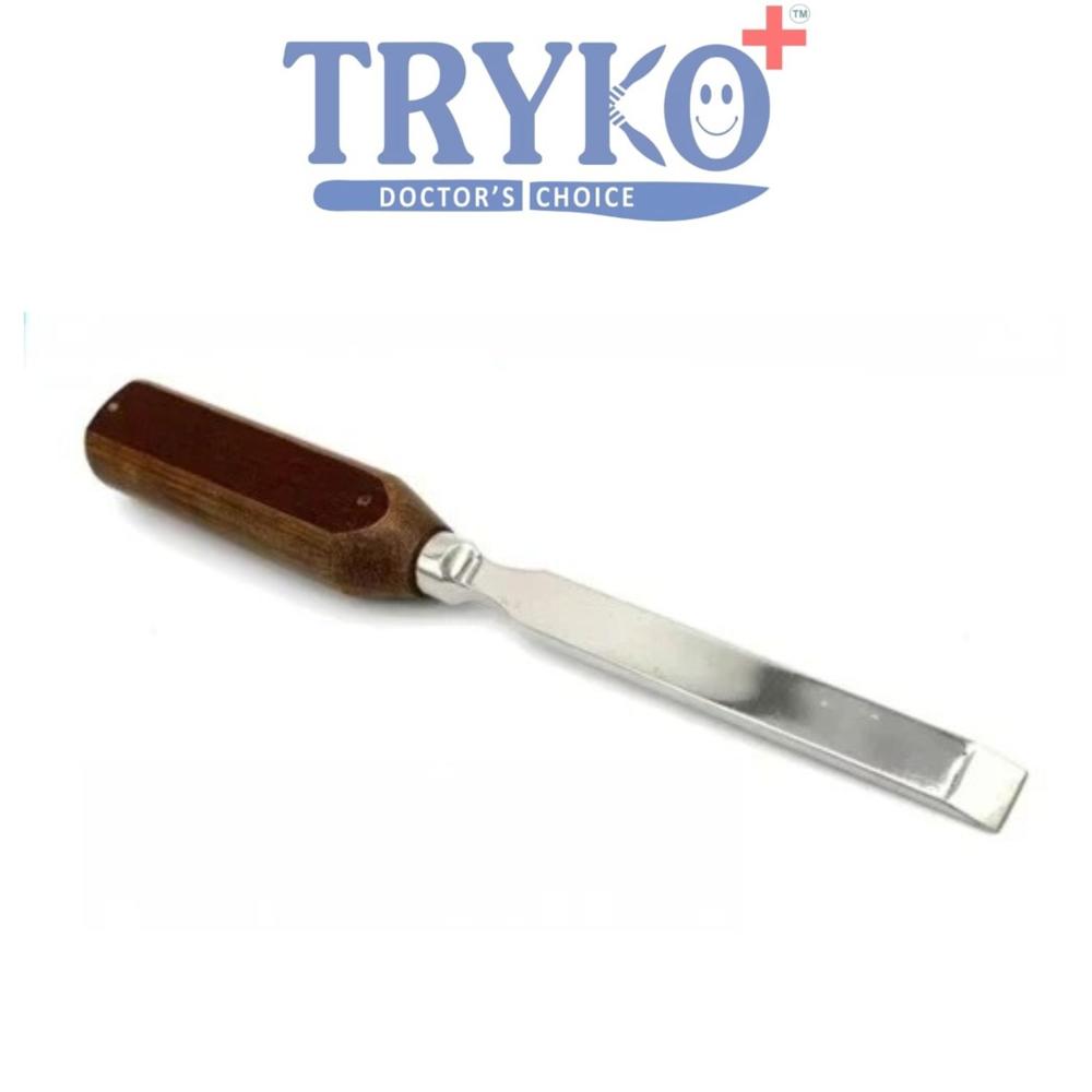 Bone Chisel Straight Fiber Handle 15 mm Brand TRYKO+