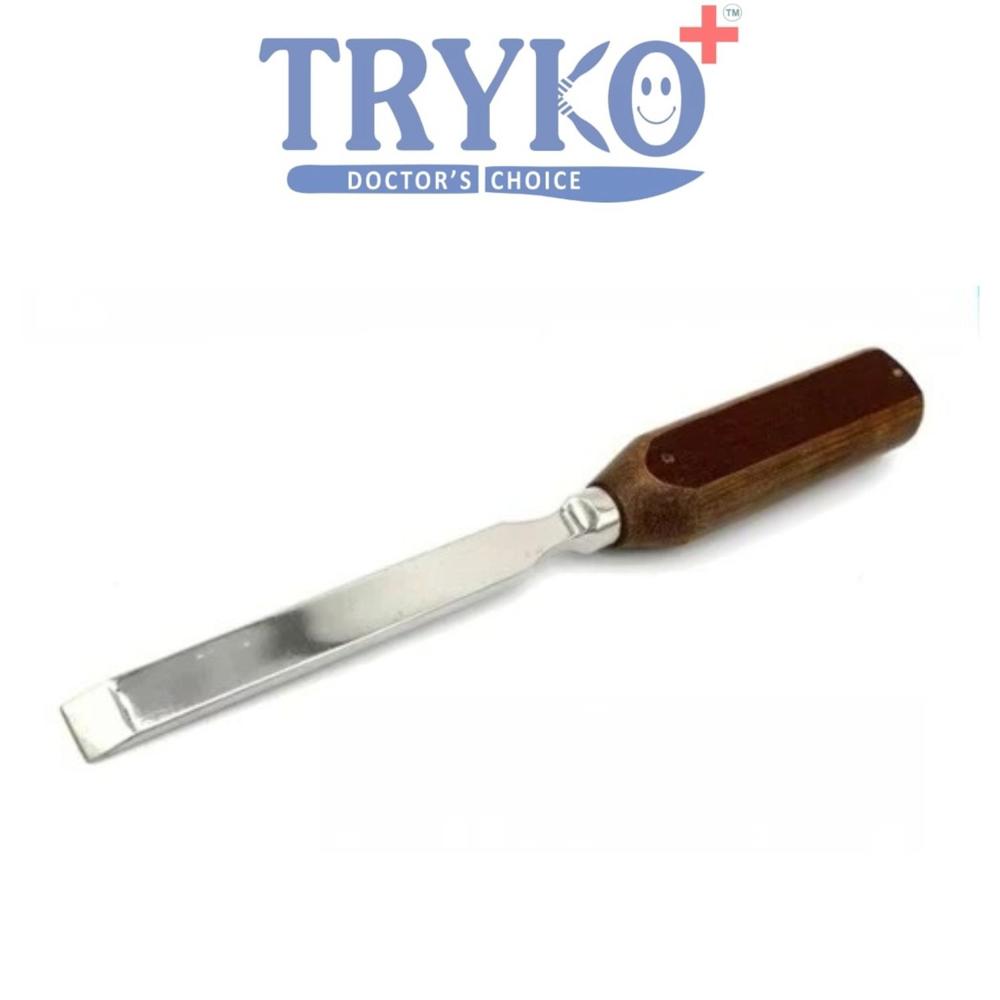 Bone Chisel Straight Fiber Handle 15 mm Brand TRYKO+