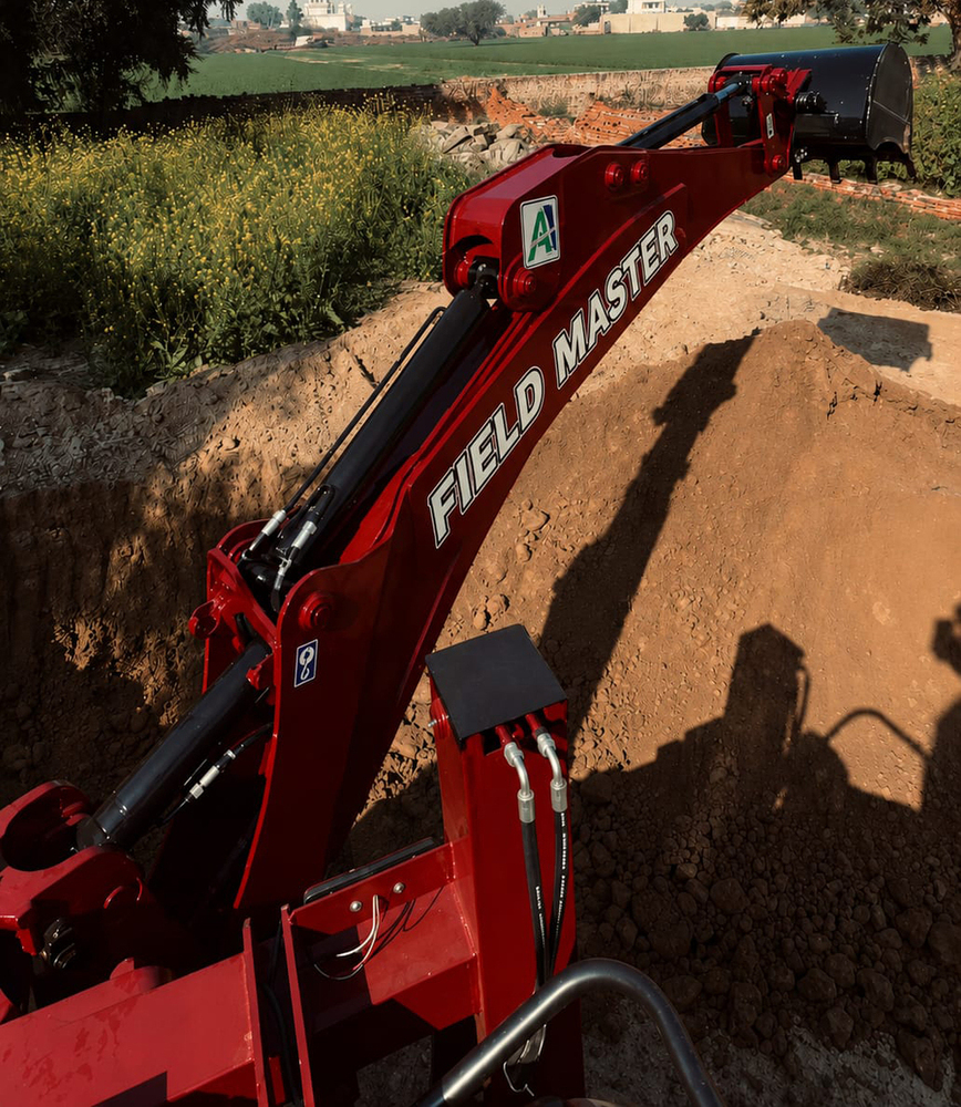 Field Master Tractor Backhoe Loader