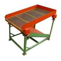 Vibrating Sand Siever - Mild Steel, 1200x700x900 Mm, Orange Green | 1 Hp Electric Motor, Low Noise, High Capacity