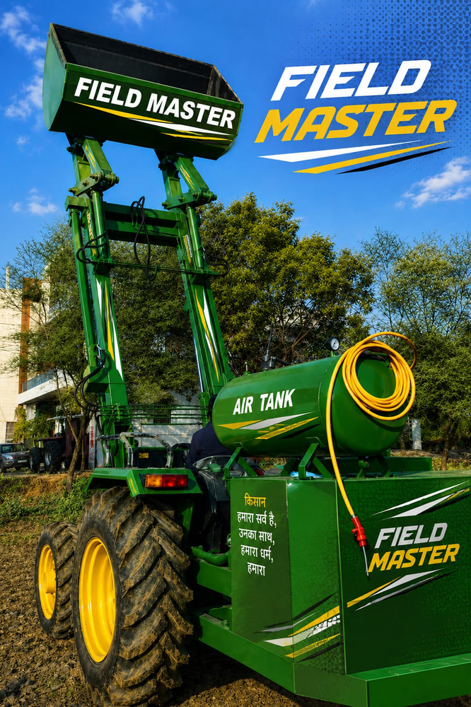 Green Field Master 710 Tractor Bhusa Loader - Bucket Capacity: 500 Kg