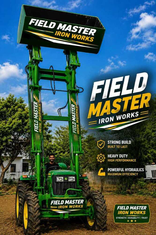 Green Field Master 710 Tractor Bhusa Loader - Bucket Capacity: 500 Kg