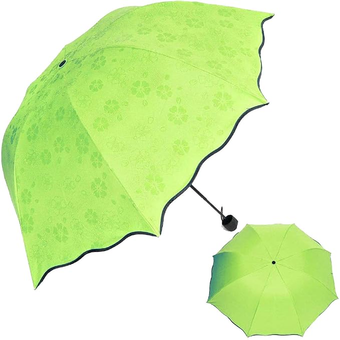 3 Fold Automatic Umbrella - Color: Multi Color