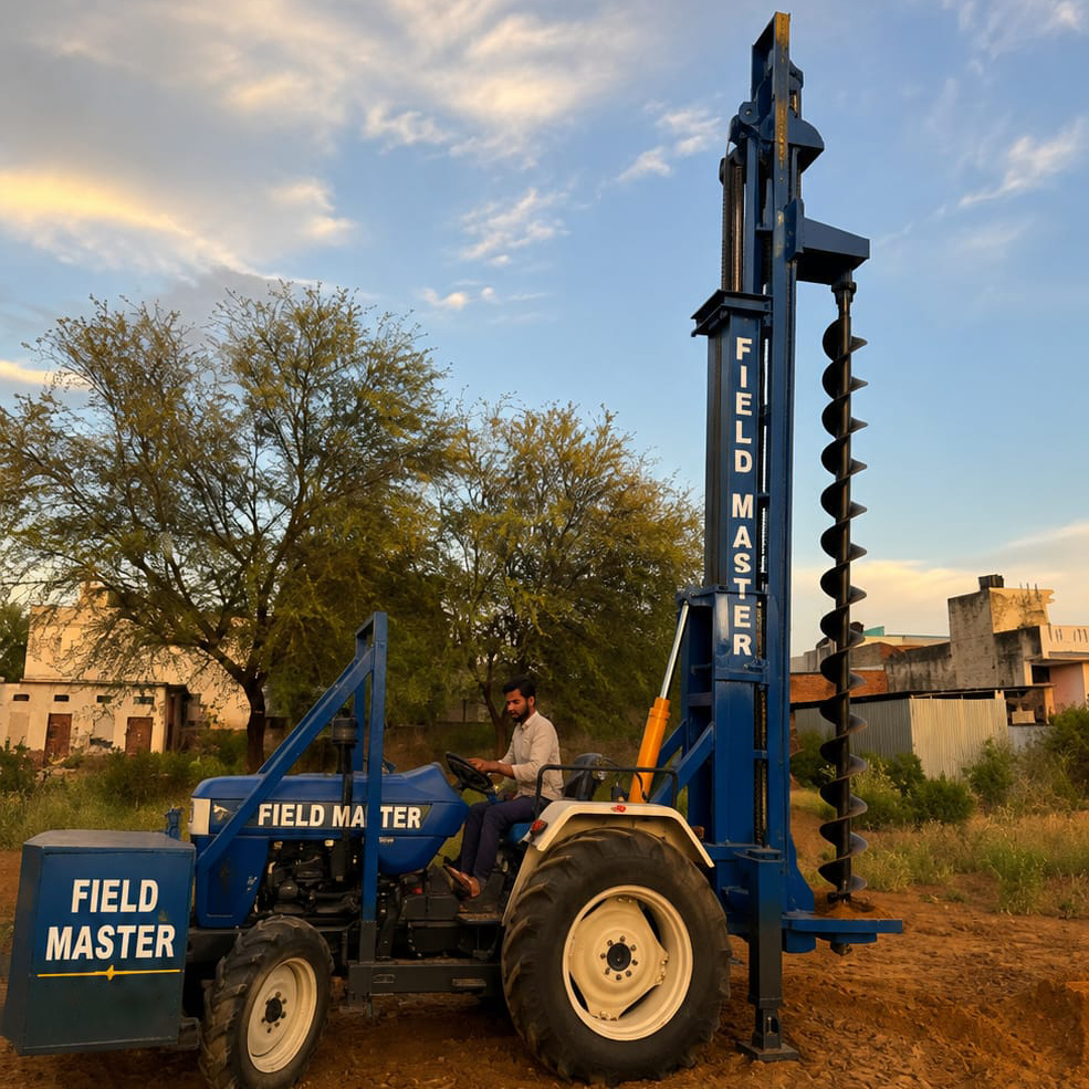 Field Master Tractor Piling Machine