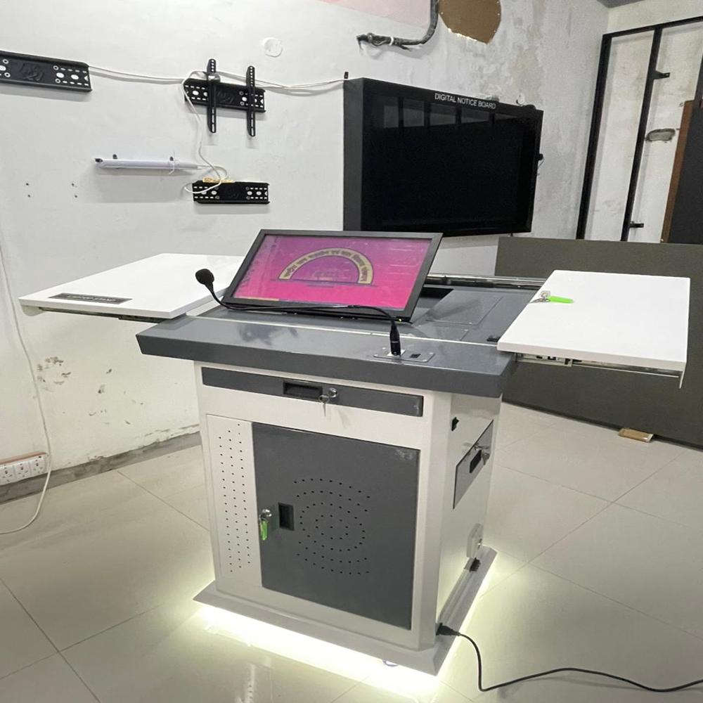 Interactive Podium For Schools - Color: Black