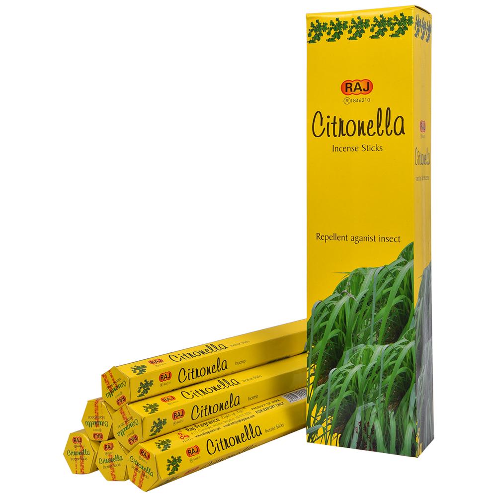 Citronella Tall Hexa Incense Sticks