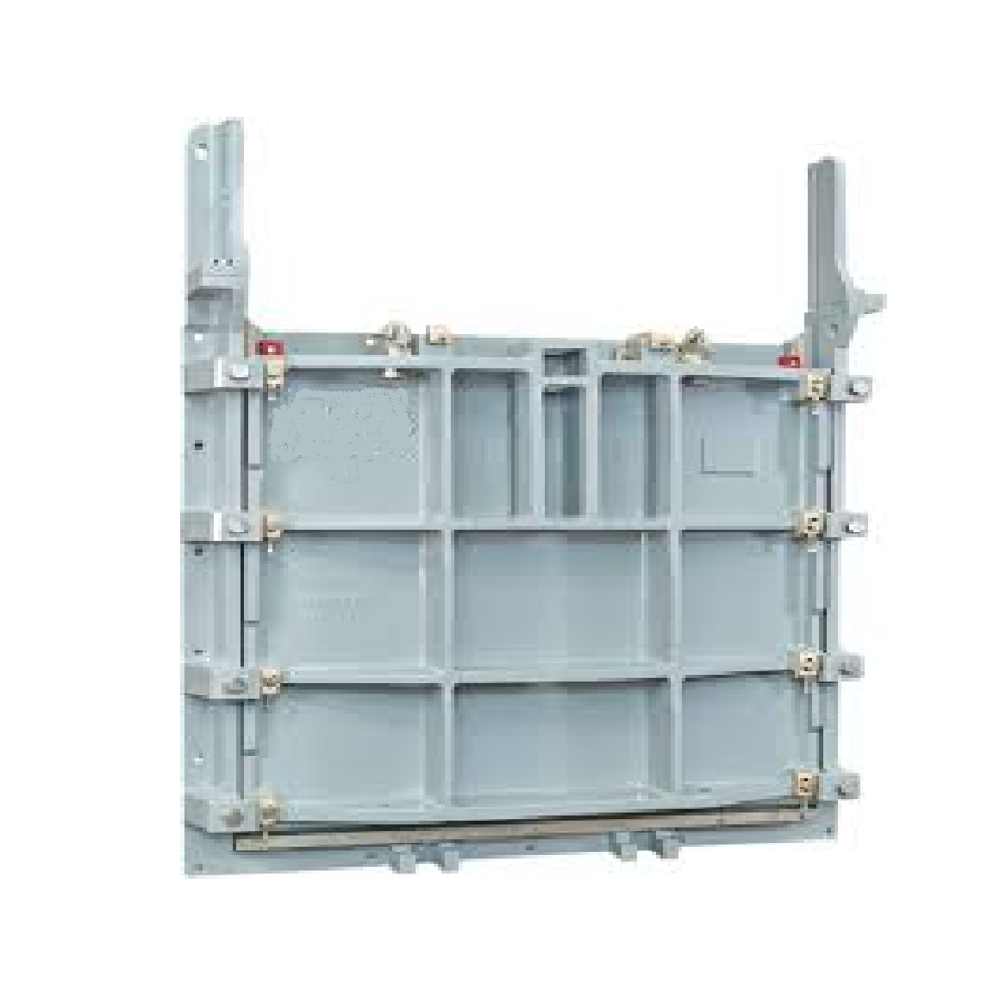 Sluice Gate - Cast Iron And Ductile Iron, 50-3000mm Size, Black Or Blue Color | Manual And Electrical Actuator, Smooth Finishing, Wall Face Mounted