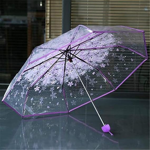 3 Fold Transparent Umbrella