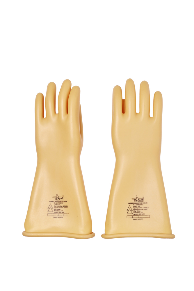 10000v Electrical Shockproof Rubber Hand Gloves