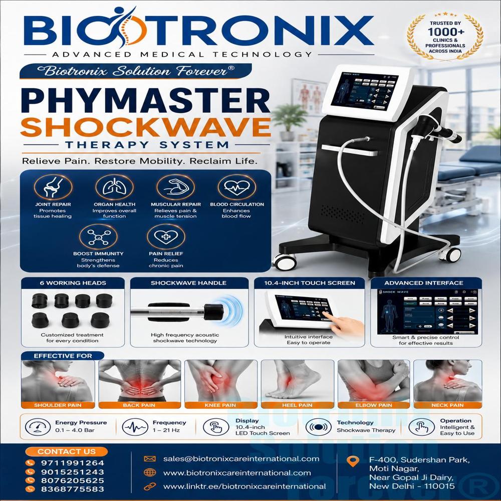 Professional ESWT Shockwave Therapy Device for Clinics