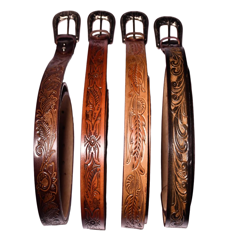 Tooning Flower Belt - Belt Material: Genuine Leather