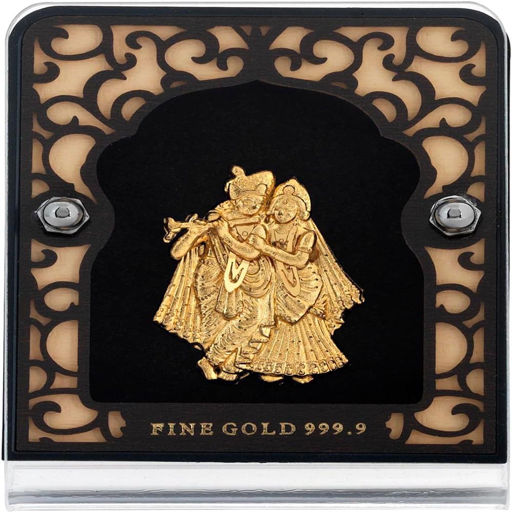 Gold Radhakrishna Stand