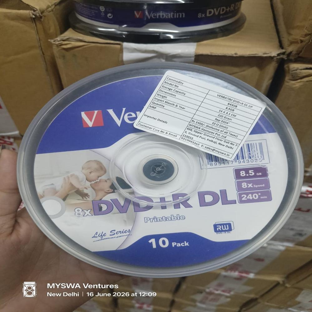 VERBATIM DVD+R DL IJP