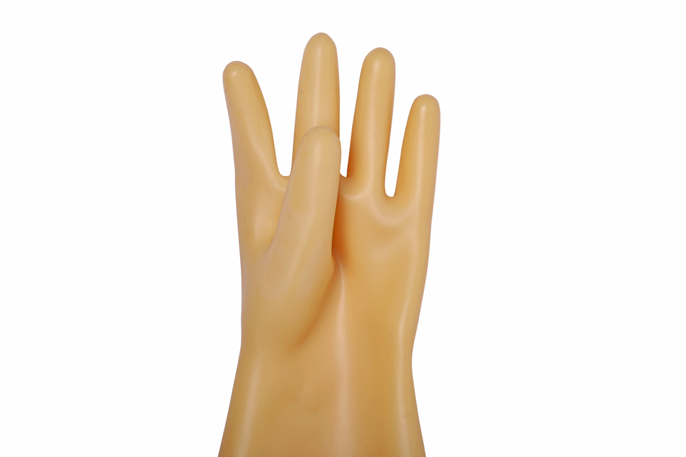 Electrical Shockproof Rubber Hand Gloves 5000v