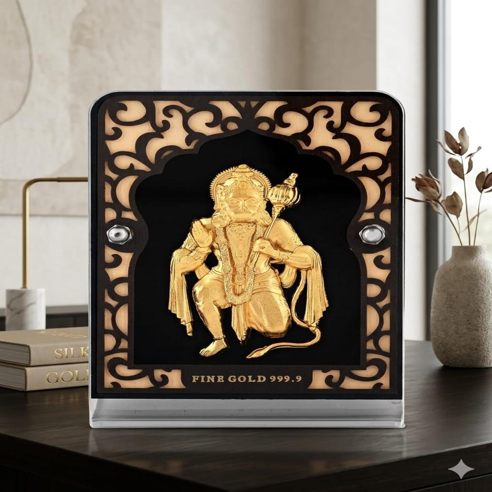 Gold Hanumanji Stand