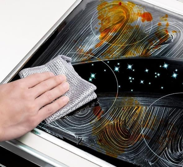 Non-Scratch Dish Wash Cloth, Steel Wire