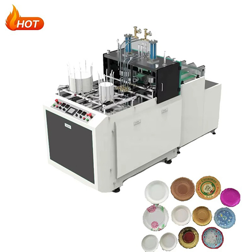 High Speed Automatic Paper Plate Making Machine - Color: Metalic