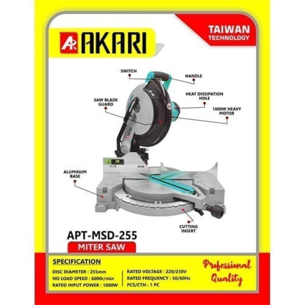 APT-MSD-255 Akari RPM Miter Saw