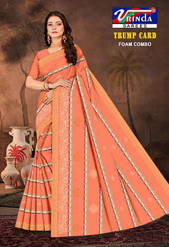 Trump Card Saree