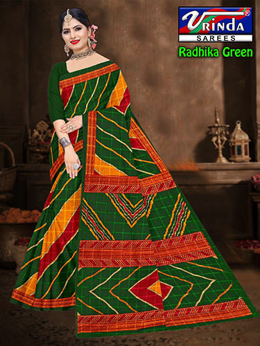 Radhika Green Saree