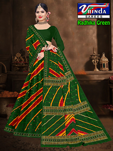 Radhika Green Saree