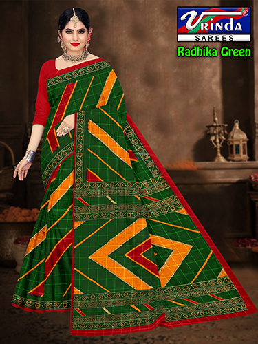 Radhika Green Saree