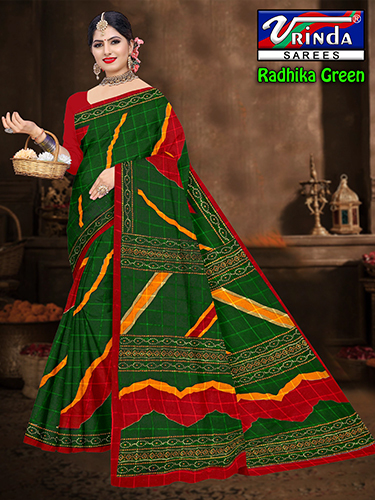 Radhika Green Saree