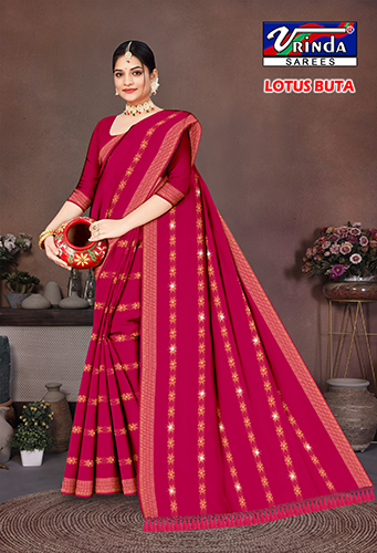 Lotus Buta Saree
