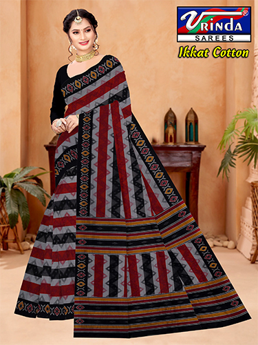 Ikkat Cotton Saree