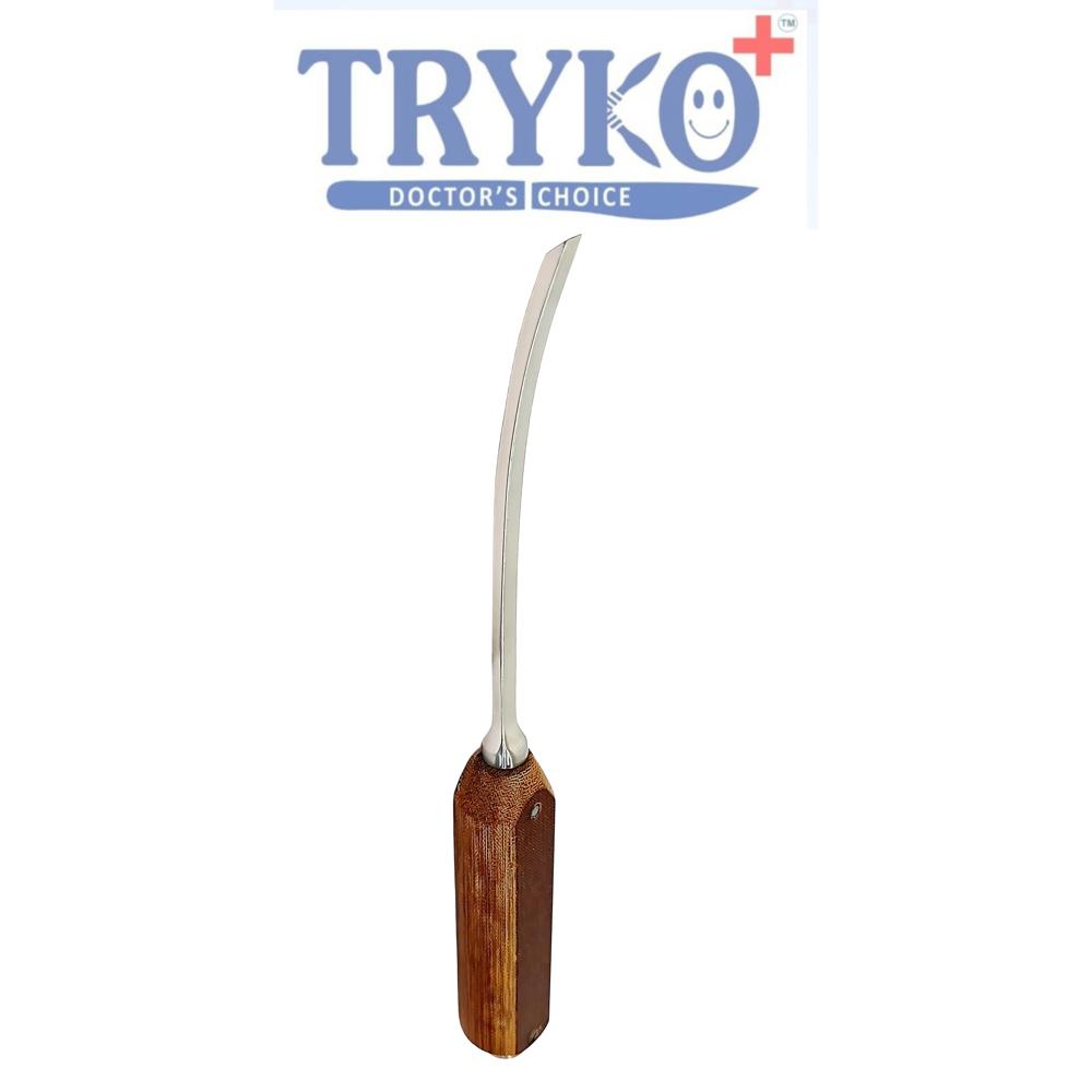 Bone Chisel Curved Fiber Handle 20 Mm Brand TRYKO+