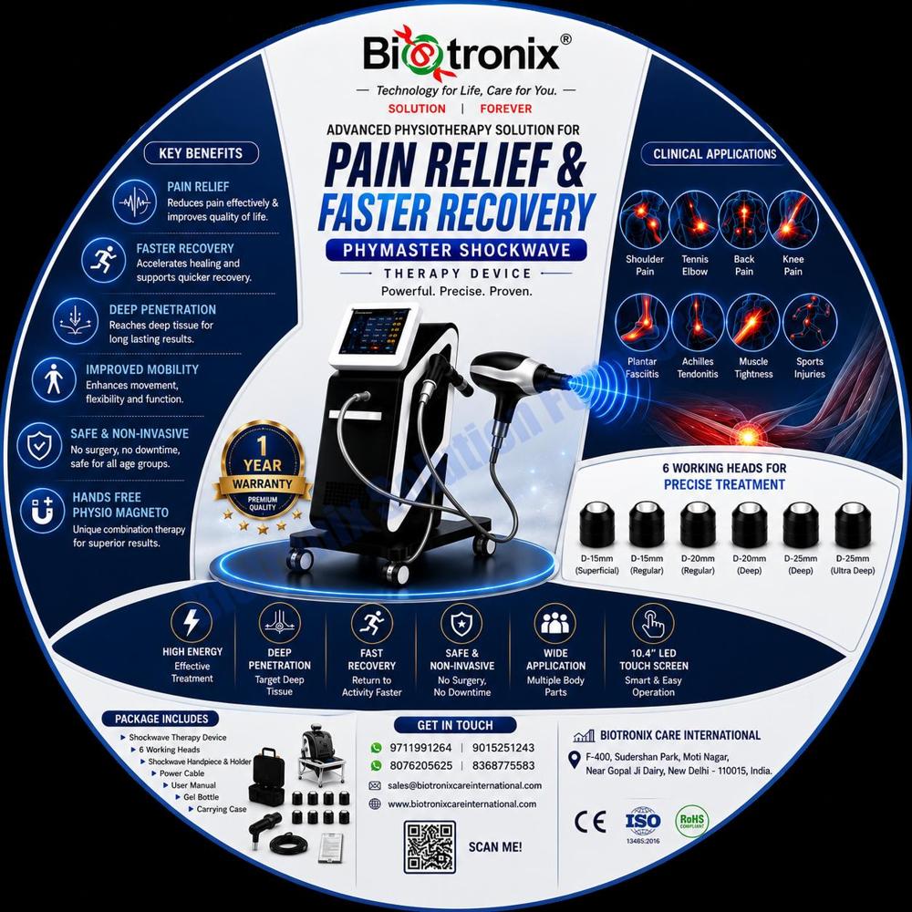 Advanced Physiotherapy Shockwave Therapy System
