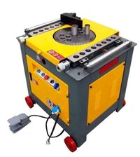 Steel Bar Bending Machine 32mm - Steel Frame, 900x800x860mm, Yellow And Grey | Automatic, 3kw Motor, Alloy Steel Gears, Push Button Control