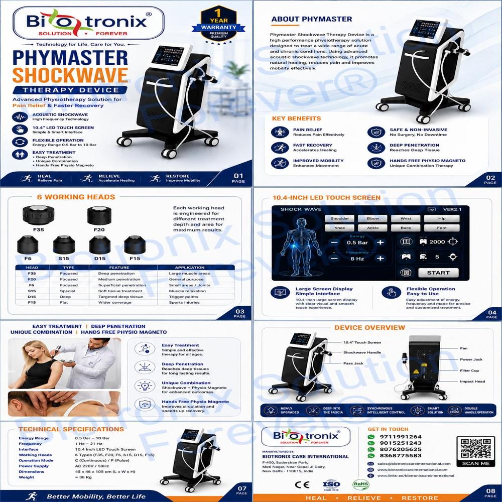 Premium Shockwave Therapy Machine for Sports Rehabilitation