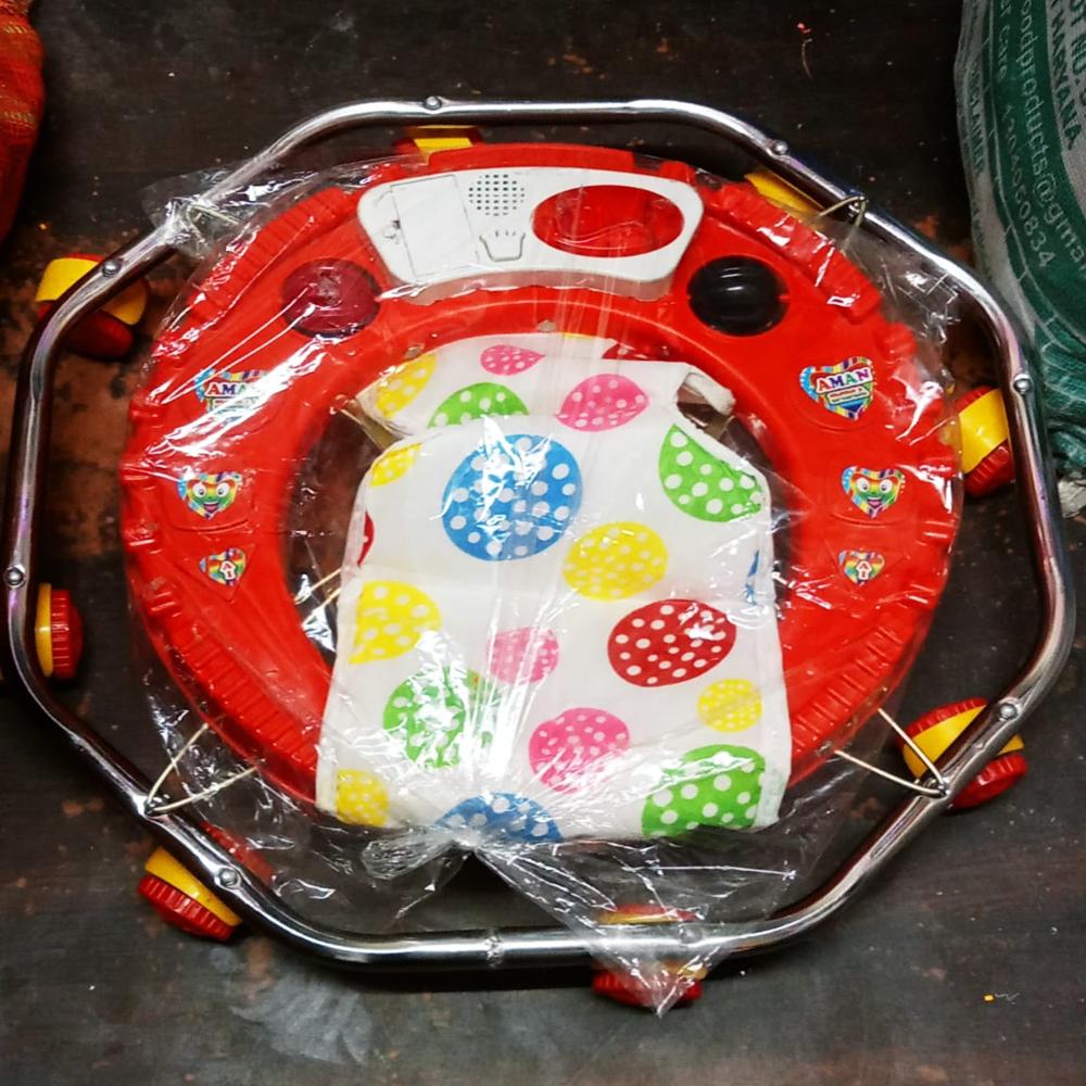 chrome 8 band Baby Walker