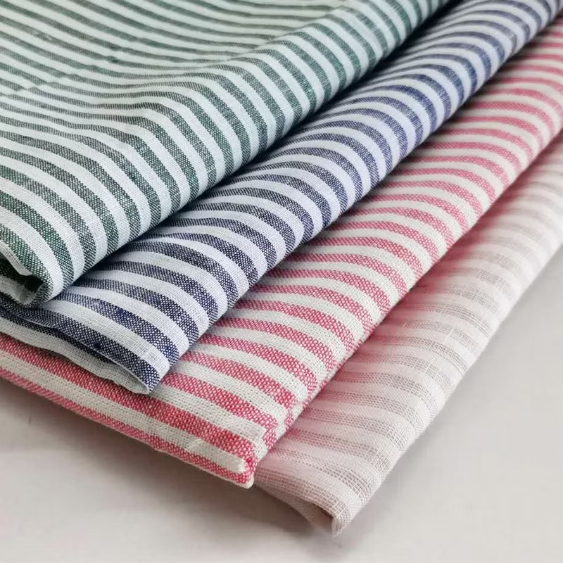 Linen stripe shirt