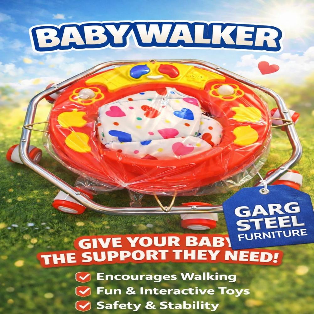 Apple music Chrome 8 Wheel Baby Walkers
