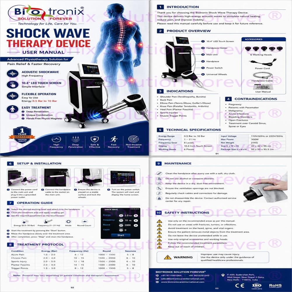 Medical Shockwave Therapy Device for Orthopedic Care