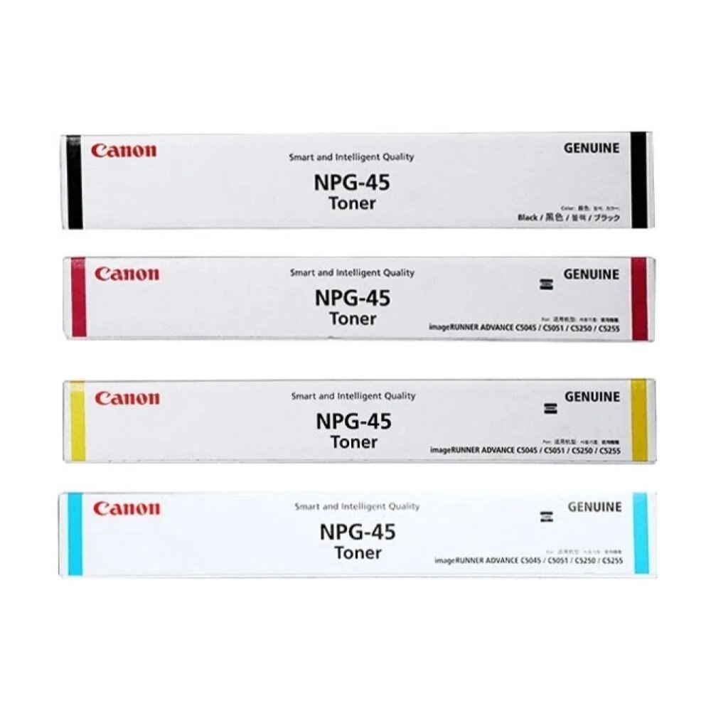 NPG 45 Toner Cartridge Pack Of 4 For Use C5045,C5055,C5250,C5255