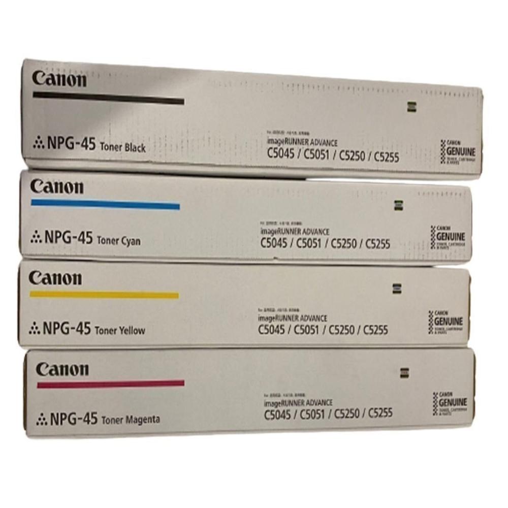 NPG 45 Toner Cartridge Pack Of 4 For Use C5045,C5055,C5250,C5255