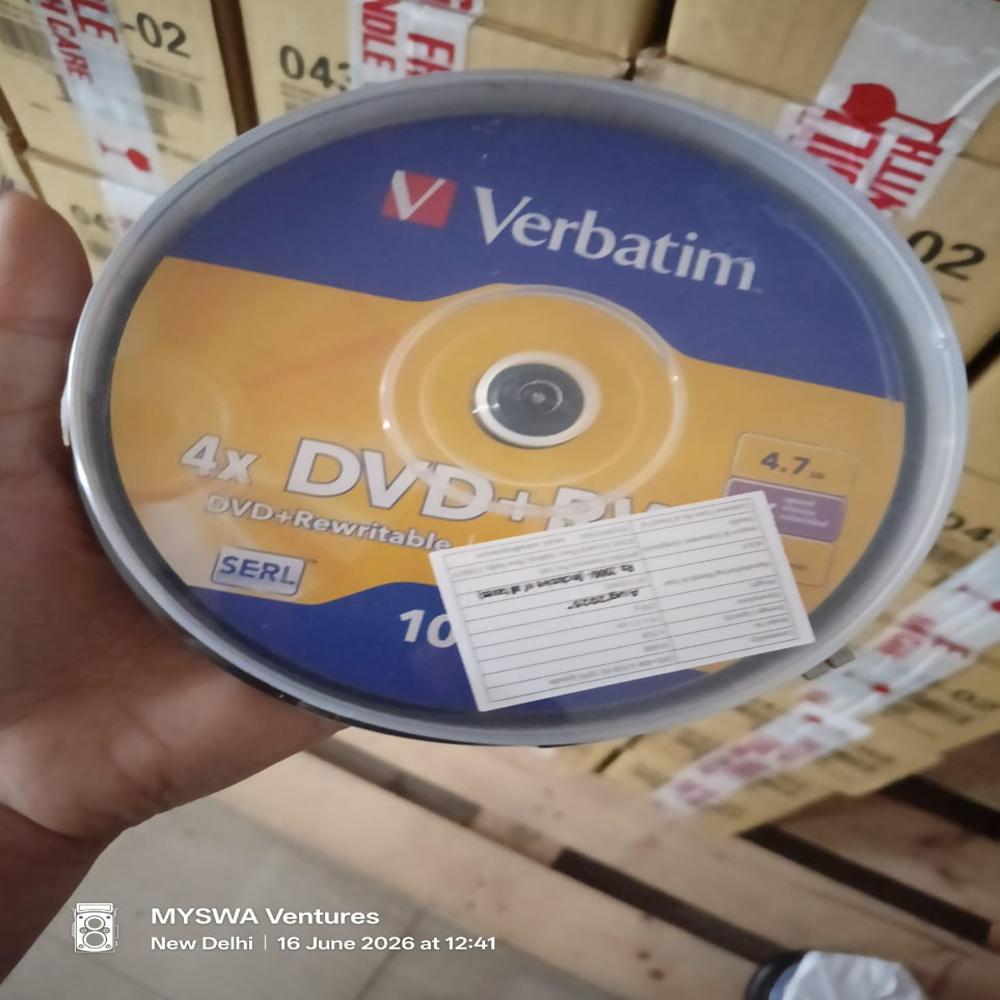 Verbatim DVD-R 4.7GB 10PK CAKE BOX