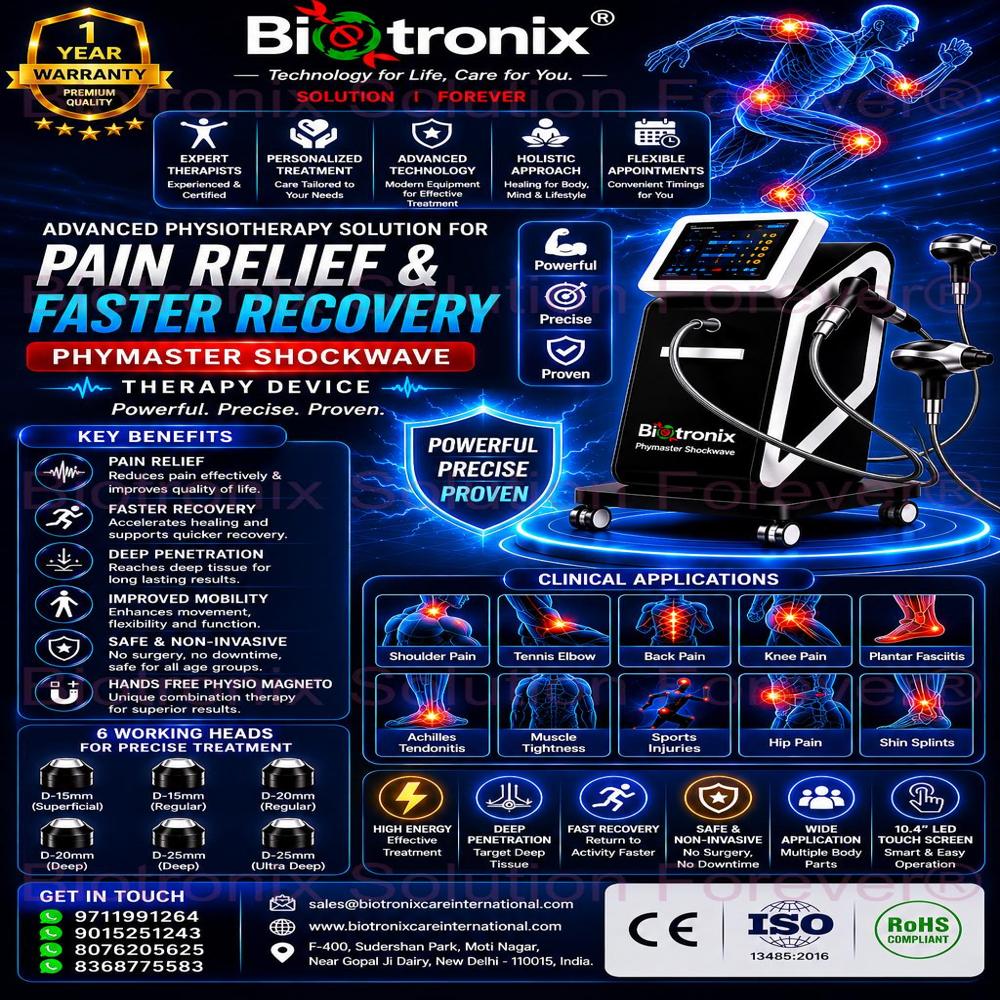 Clinical Shockwave Therapy Equipment for Chronic Pain