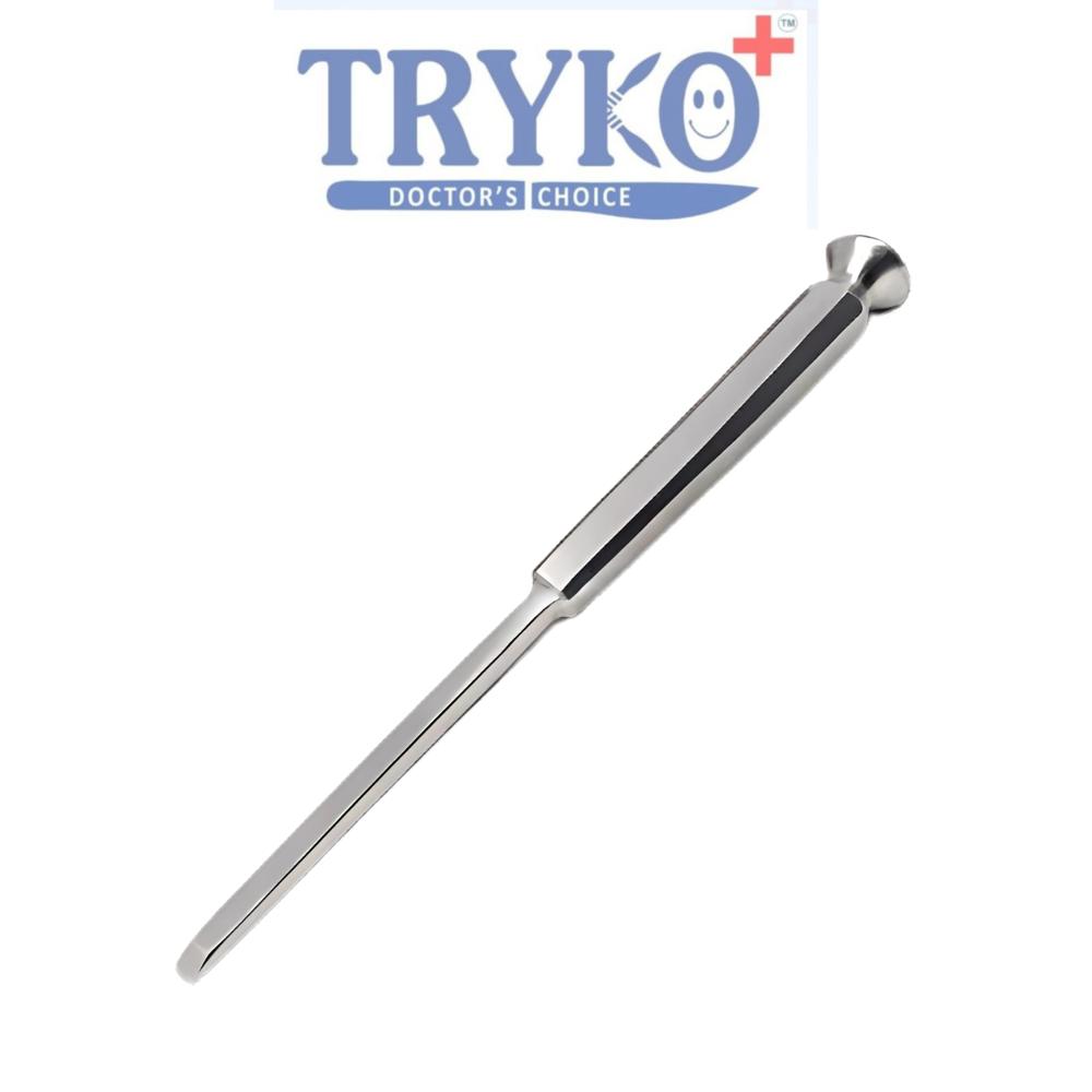 Bone Chisel Straight Stainless Steel Handle 10 mm Brand TRYKO+