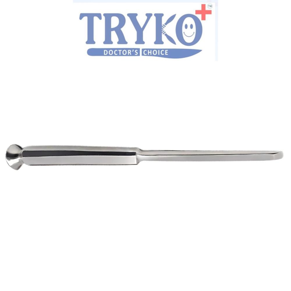 Bone Chisel Straight Stainless Steel Handle 10 mm Brand TRYKO+
