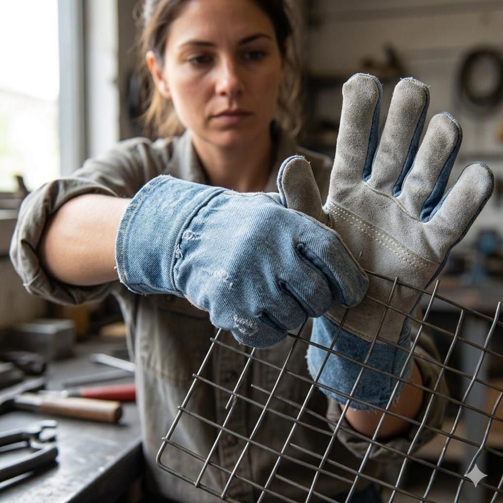 Leather Jeans Hand GLoves