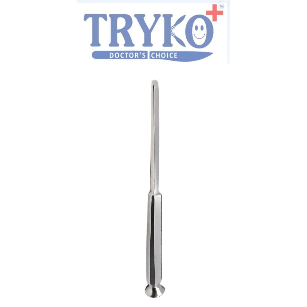 Bone Chisel Straight Stainless Steel Handle 15 Mm Brand Tryko+ - Color: Silver