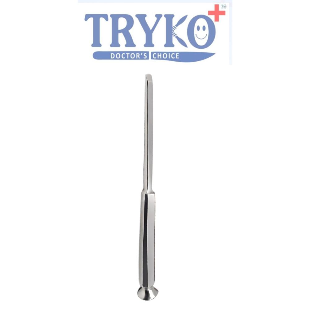 Bone Chisel Straight Stainless Steel Handle 15 mm Brand TRYKO+